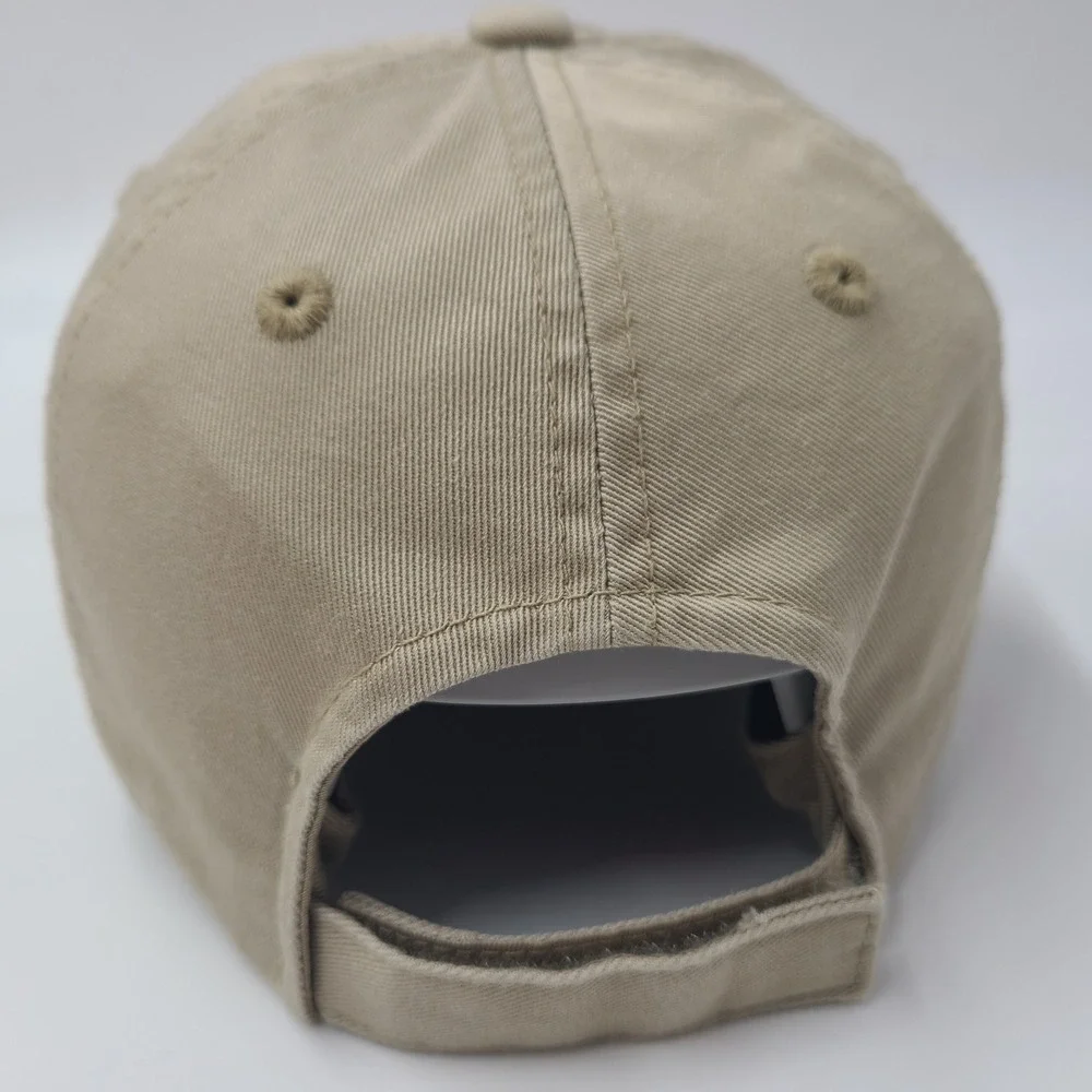 Youth Chattanooga Lookouts Hat Adjustable Outdoor Cap Beige Red MiLB Baseball